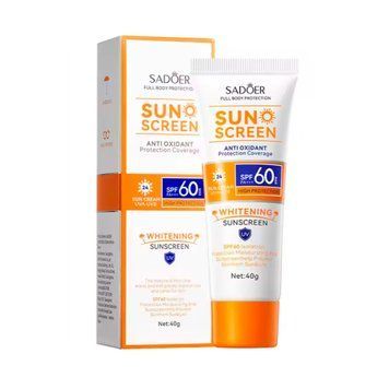 Сонцезахисний крем SPF 60 SADOER, 40мл 3936529 фото